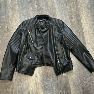 Zara leather jacket